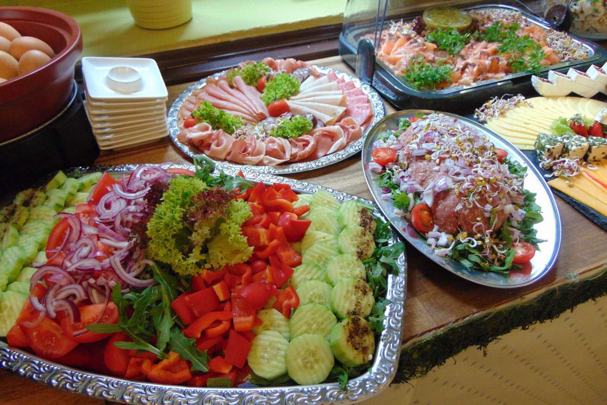 Buffet und kalte Platten
